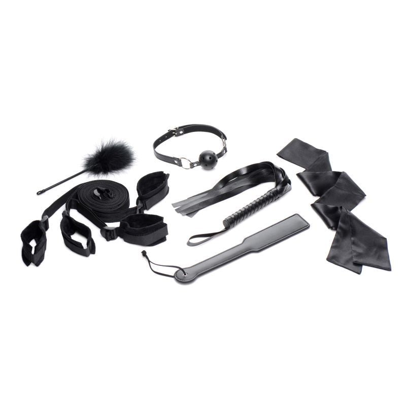 Strict Bed Restraint Bondage Kit Black