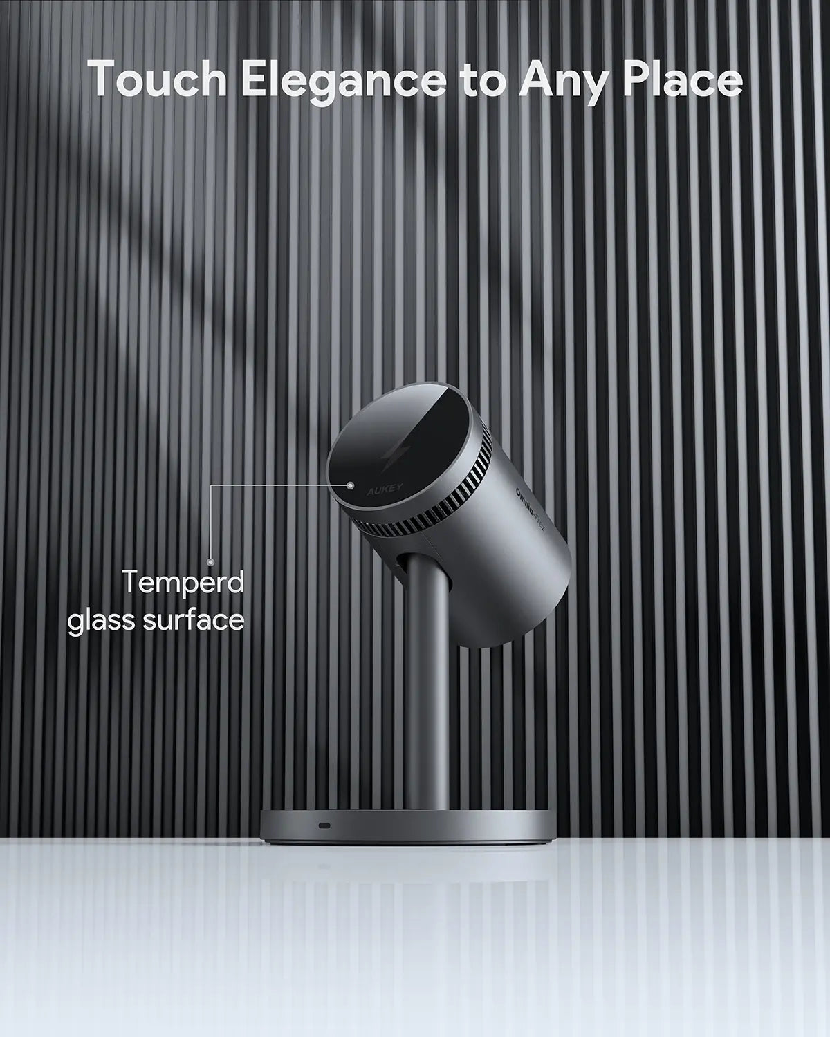 Aukey MagFusion 3-in-1 Pro Qi2 Active Cooling Wireless Charging Station