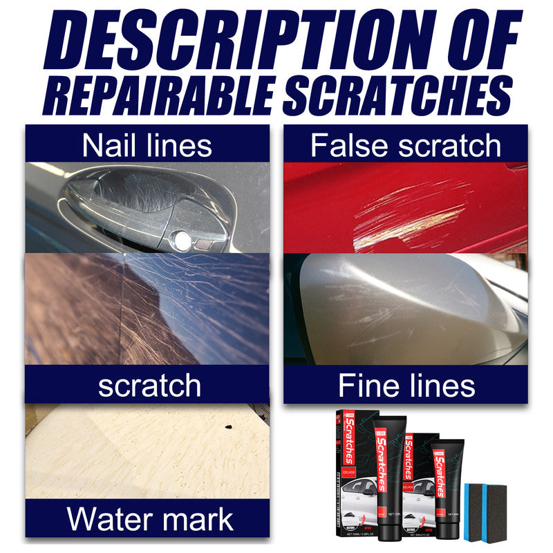 EELHOE Scratches Remover, Paint Cleaning Decontamination Wax Scratch Retreading Paste Repair Car Wax