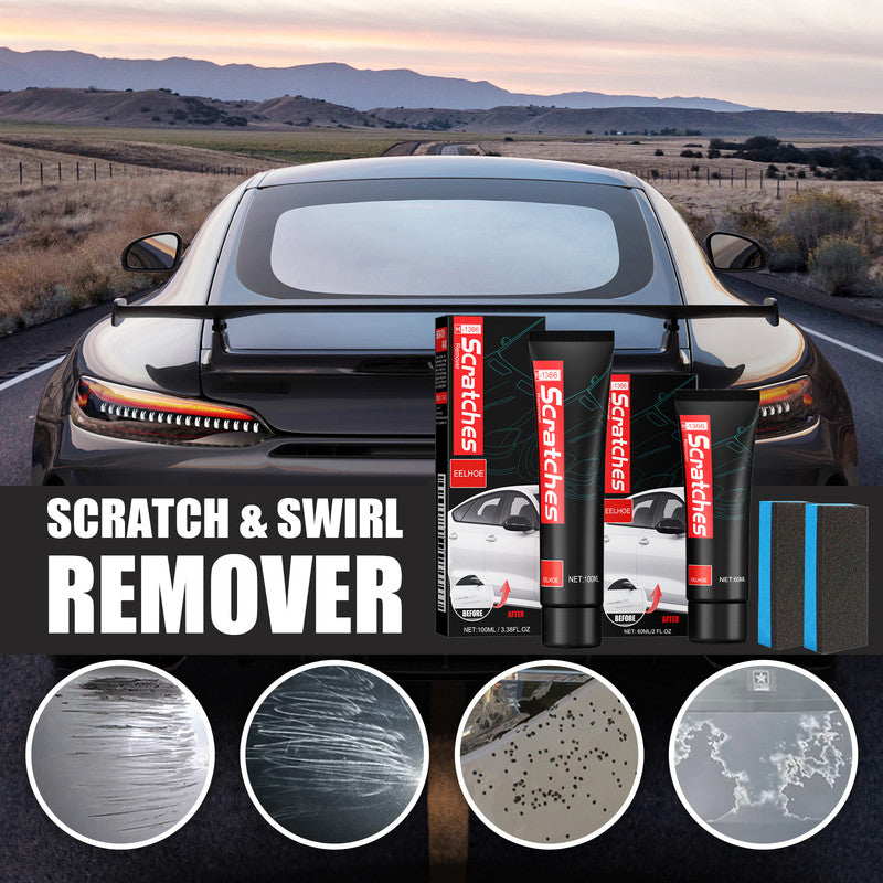 EELHOE Scratches Remover, Paint Cleaning Decontamination Wax Scratch Retreading Paste Repair Car Wax
