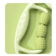 Exercise Fitness Leg Circular Thigh Calf Massage Roller with 12 Wheels for Muscle Stretching And Relaxation.