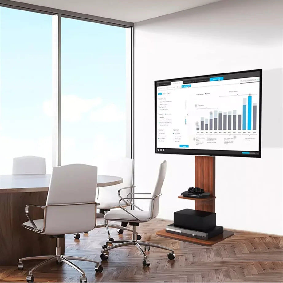 Adjustable Wood TV Stand for 32-65 Inch LCD LED