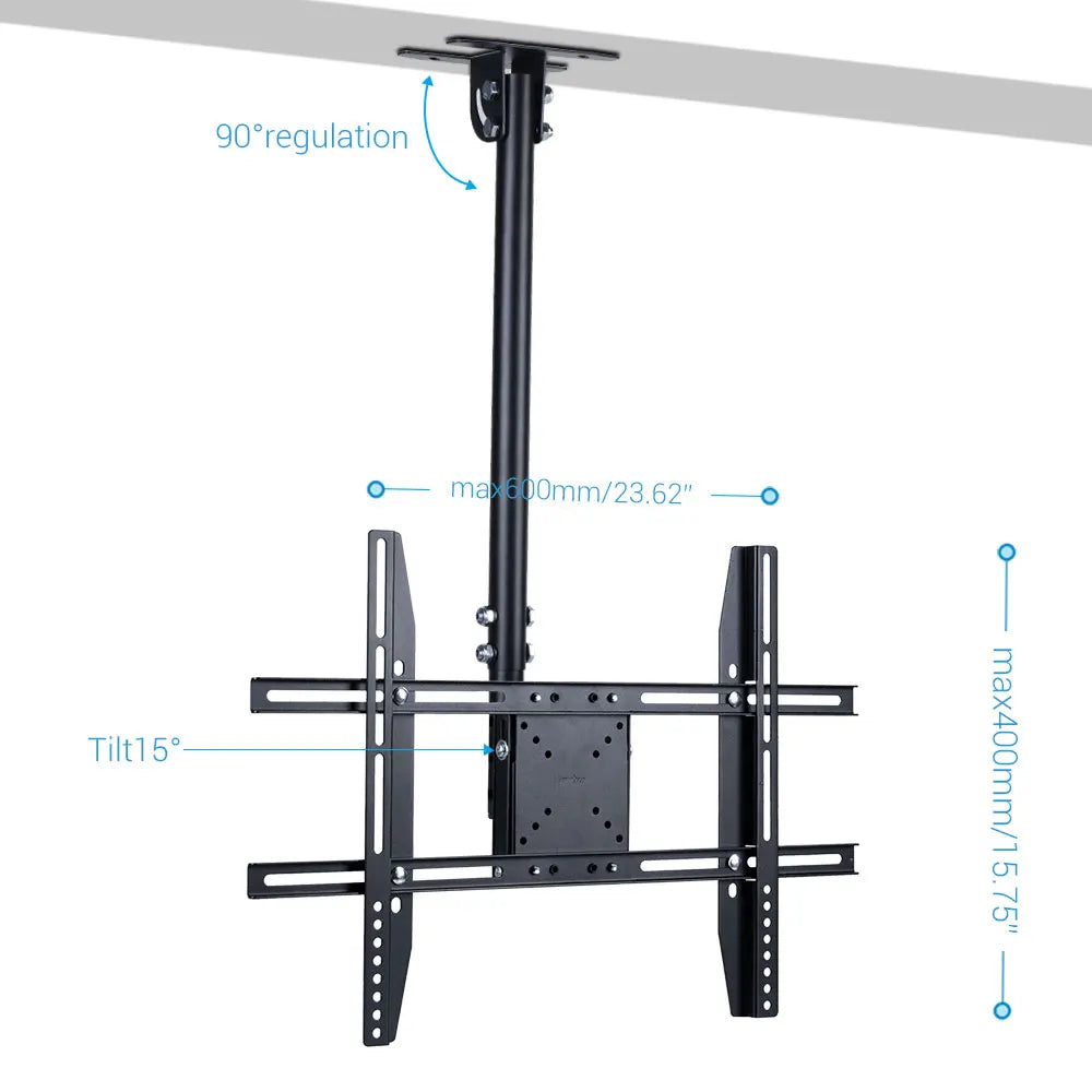 Adjustable Ceiling TV Mount for 26-65" LCD LED