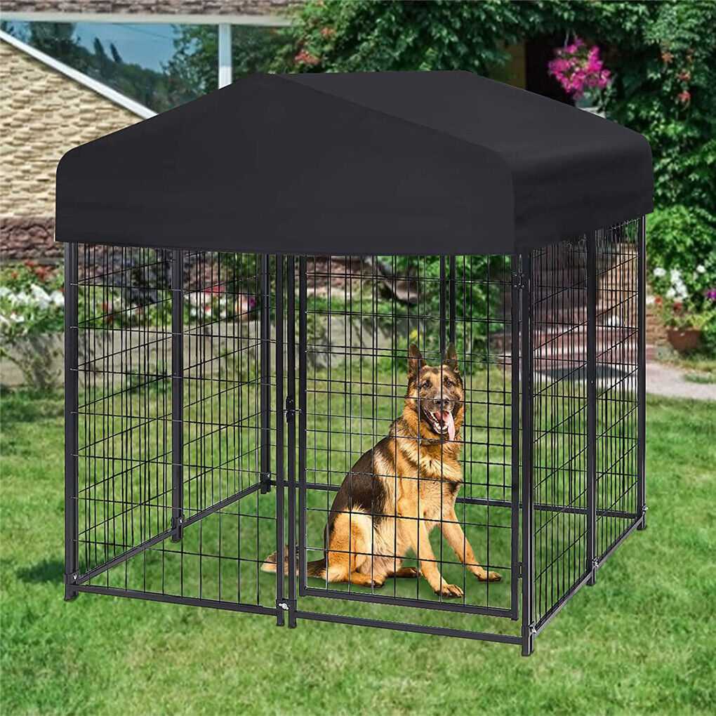 Extra Large Welded Wire Dog Kennel Outdoor Heavy Duty Crate Cage