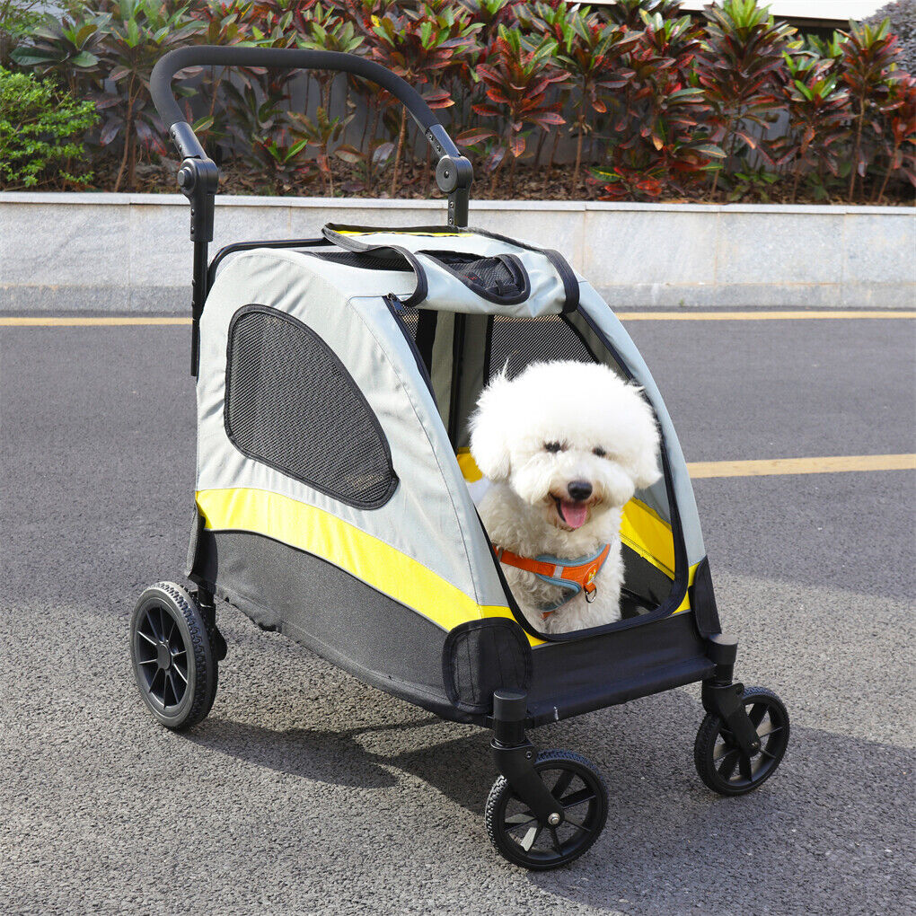 Dog Stroller Foldable Pet Travel Cart M Size