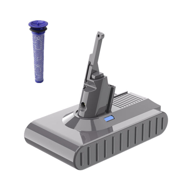 9500mAh Sony Cell Battery + Filter for Dyson V8 SV10 Vacuum Cleaner