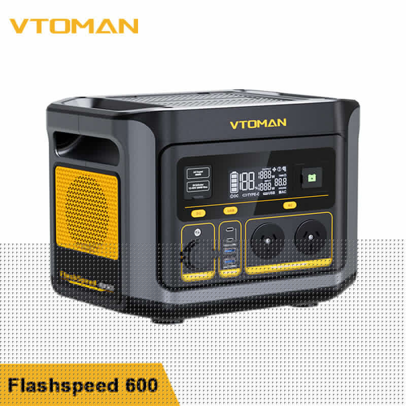 FlashSpeed 600 600W 499Wh AC/DC Portable Power Station Generator