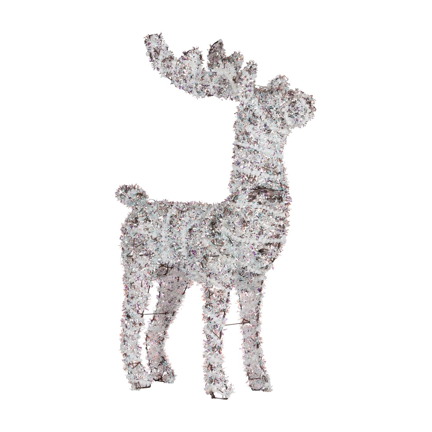 Christabelle 112cm Animated Reindeer Christmas Led Lights Tinsel Xmas Decor