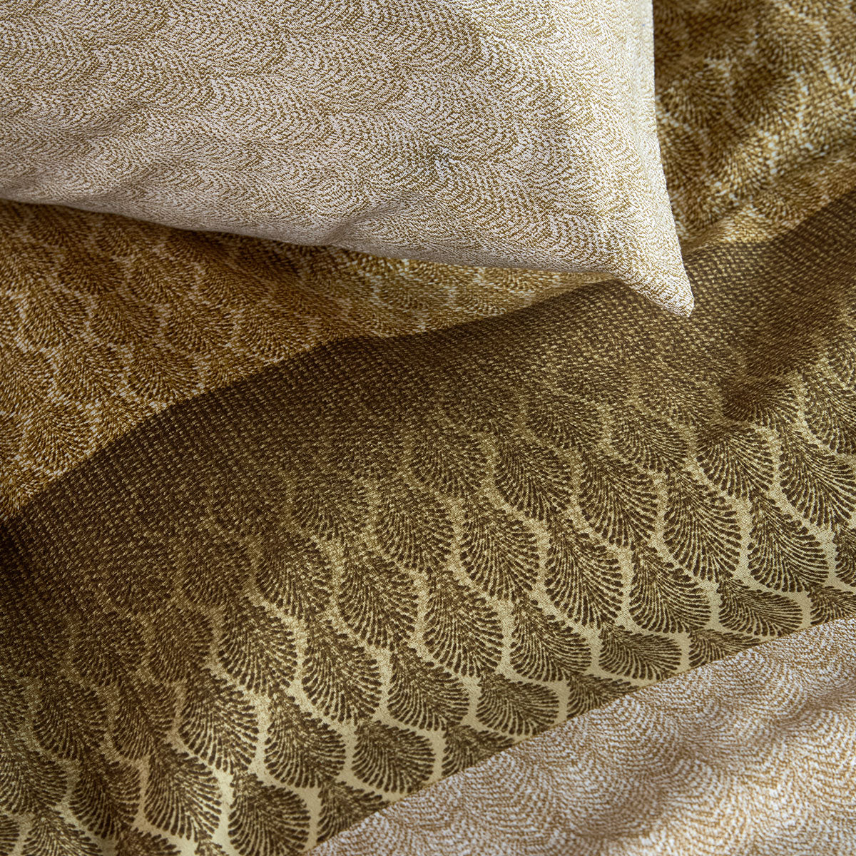 Bedding House Sanna Gold 100% Cotton Percale Quilt Cover Set King