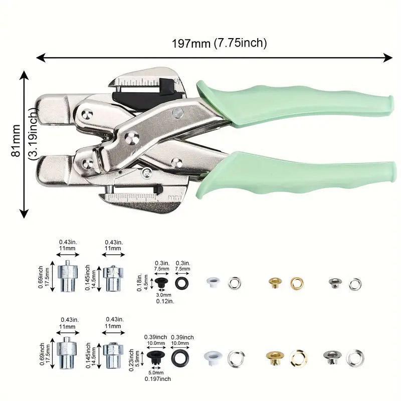 Air Eye Pliers Multi Function Variable Punching Pliers for Leather Craft DIY Use
