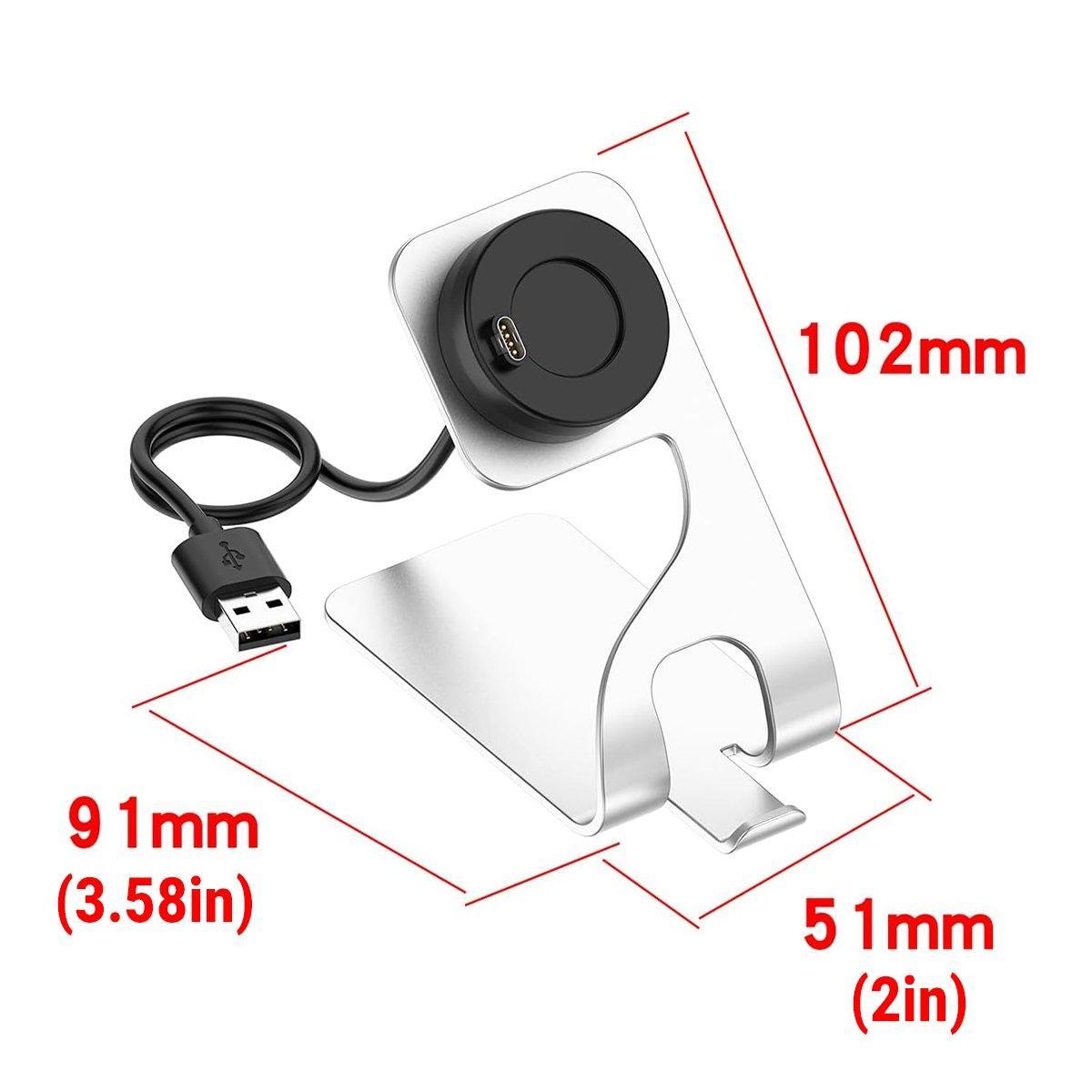 Watch Charger Dock for Garmin Fenix 7 / Fenix 7S USB Charging Cable Stand Bas