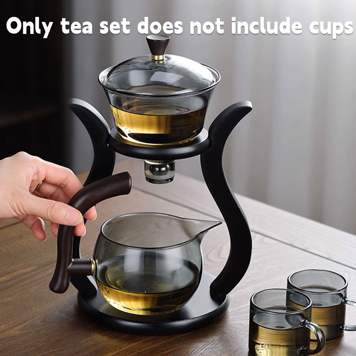 Glass Tea Set Household Set Transparent Teapot And Teacup Set Heat Resistant
