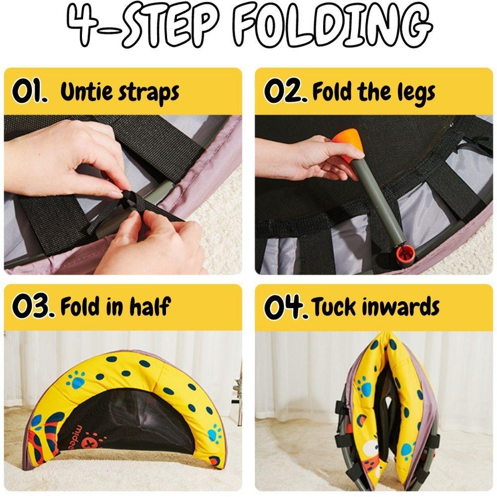 Foldable Children Trampoline Indoor Anti Collision Bouncer For Baby Sports