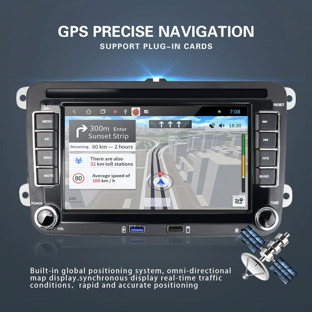 7 Inch Android 10.0 Car Multimedia Player Navigation Bluetooth Reversing Integrated - 1 + 16G