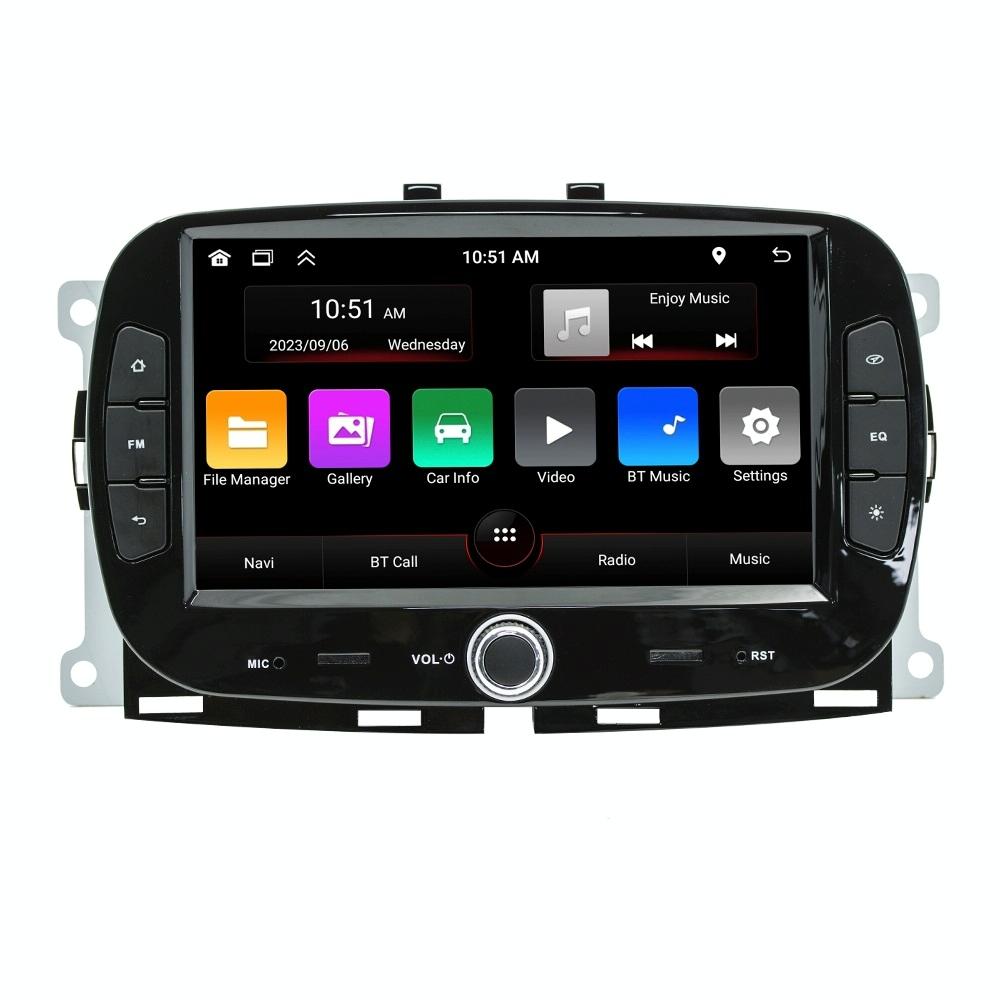 Android Car Navigation System For Fiat 500 - Bluetooth Fm Radio 1 + 32G Memory - 1 + 32G