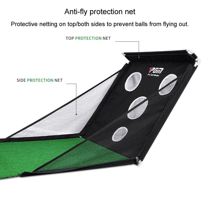 66X300Cm Golf Chipping & Putting Practice Net Portable & Multifunctional