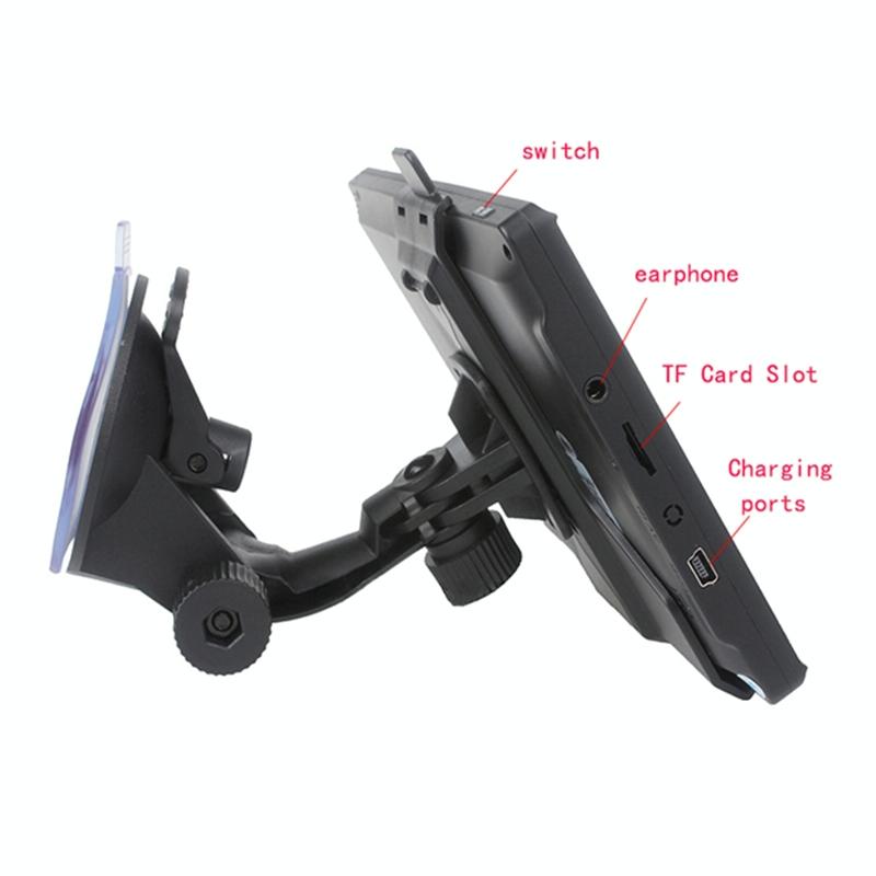 7 Inch Car Gps Navigator 8G + 256M Capacitive Screen Bluetooth Reverse Image - Europe Map