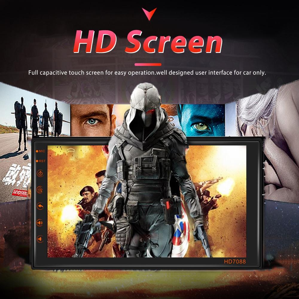 7 Inch Android Navigation Wifi Vehicle Central Control Screen - 2 + 16G