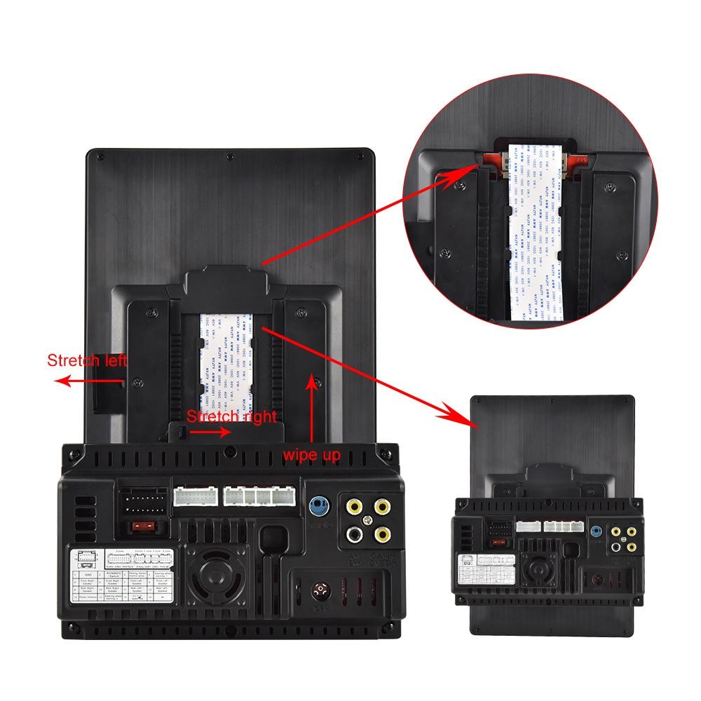 9.5 Inch Vertical Screen Car Mp5 Player - Double Spindle