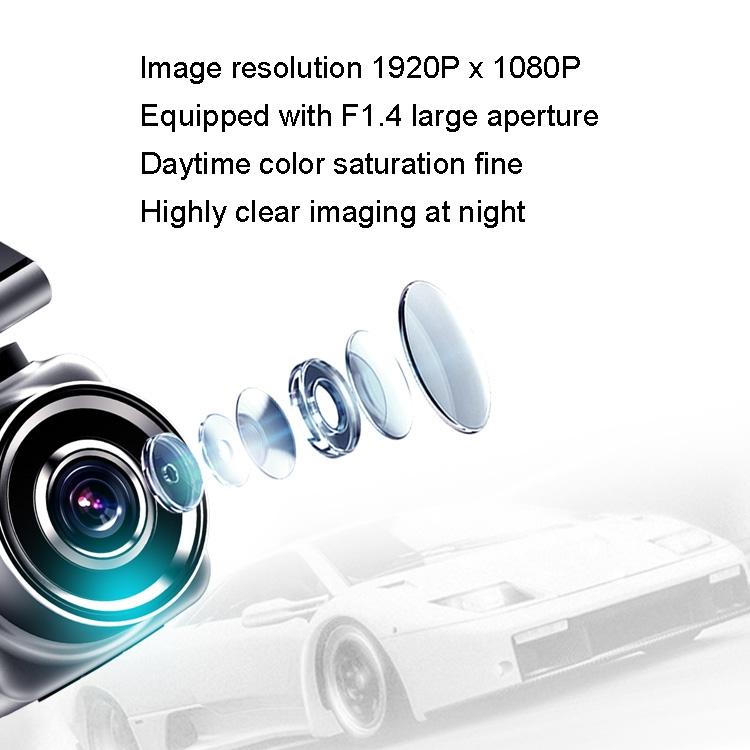 Hd Dual Lens Night Vision Driving Recorder - Hidden Design