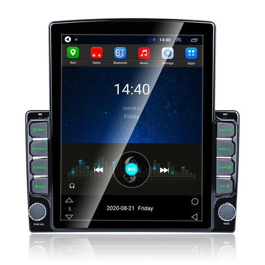 9.7 Inch Vertical Screen Car Android Mp5 Player - Phone Link Gps Fm Steering Wheel Control