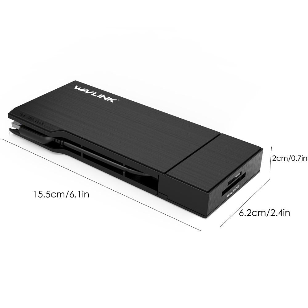 Usb3.0 Hd / Vga / Gigabit Ethernet Splitter Adapter