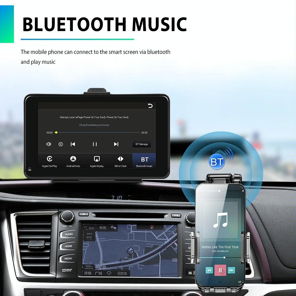 7 Inch Hd Smart Screen Carplay + Android Auto + Android - 32G