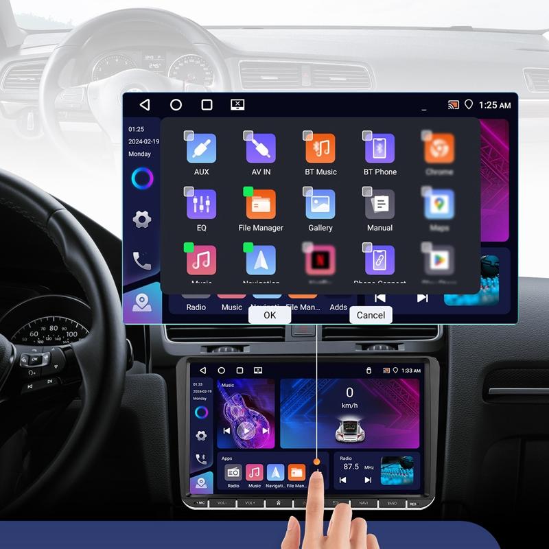 Android 13 Multimedia Player For Vw - 4 + 64G - 7-Inch