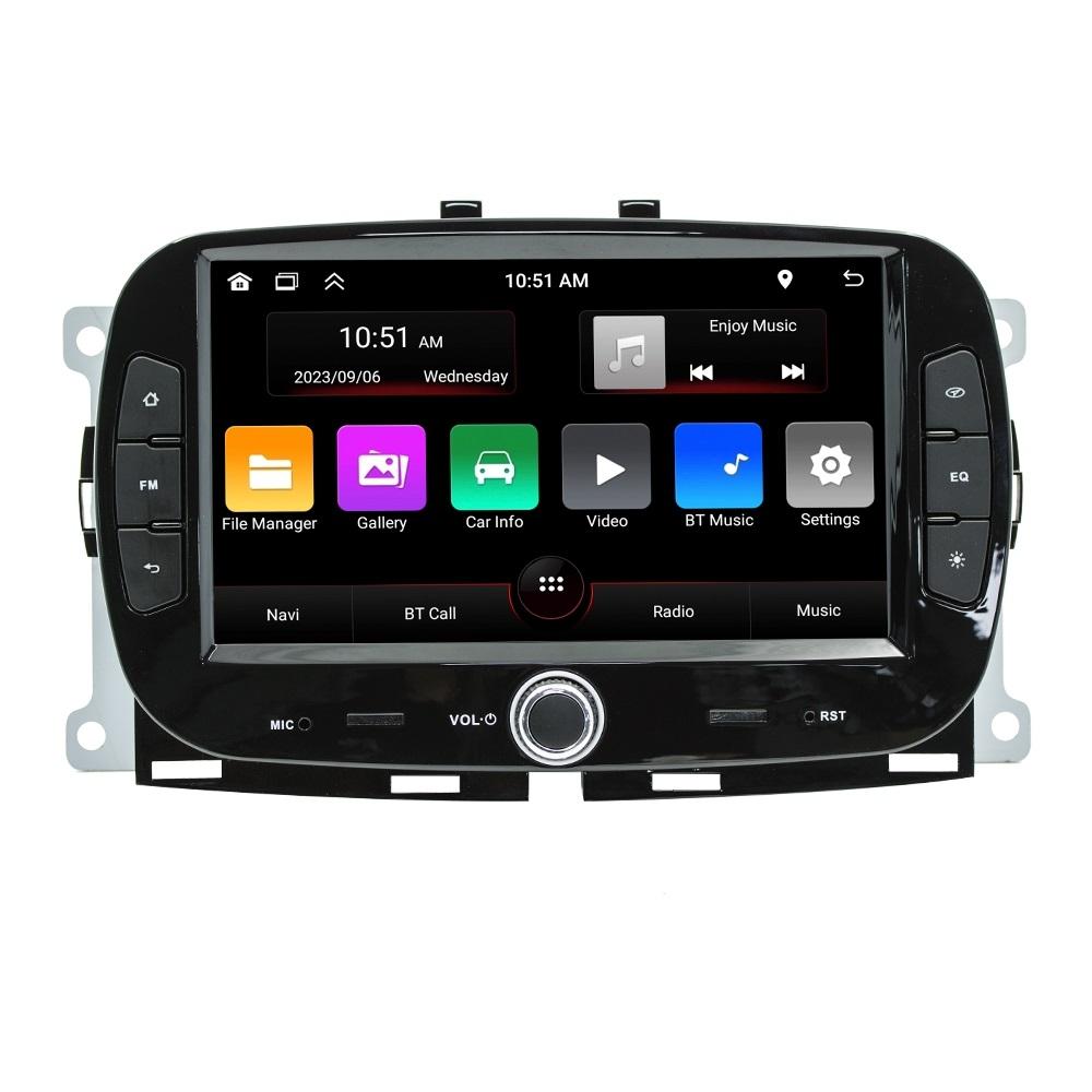 Android Car Navigation System For Fiat 500 - Bluetooth Fm Radio 1 + 32G Memory - 2 + 64G