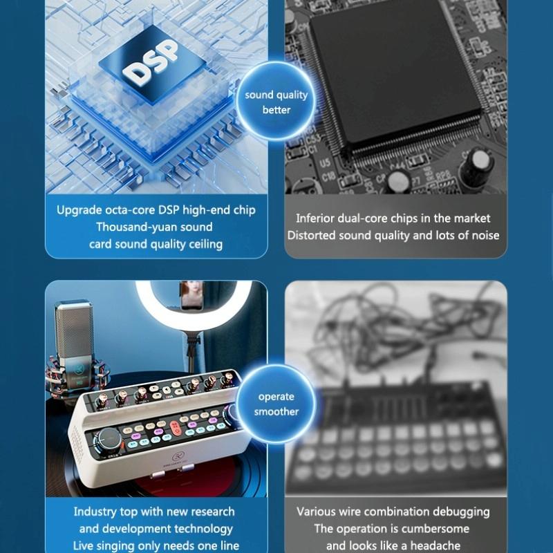 Desktop Ktv Sound Card For Family Karaoke