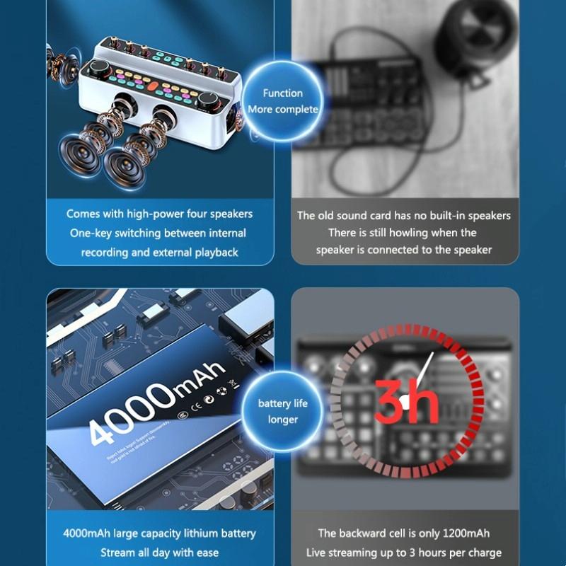 Desktop Ktv Sound Card For Family Karaoke