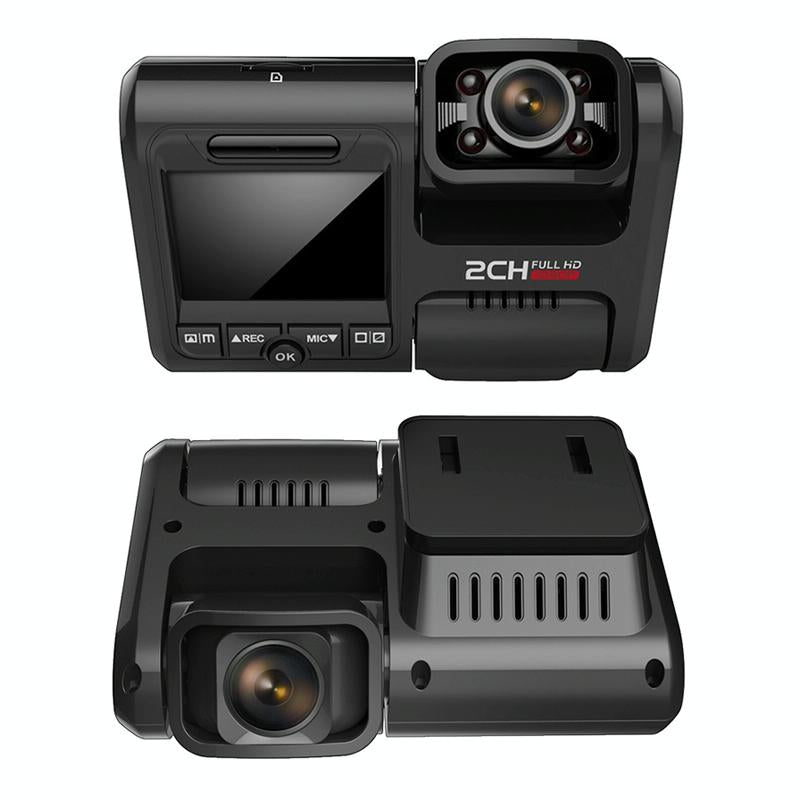 360-degree Panoramic Dual-lens Hd Driving Recorder with Wifi and Night Vision