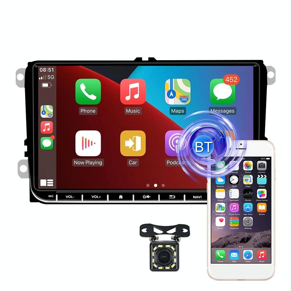 9 Inch Carplay Android10.0 Navigator For Volkswagen - 2 + 64G Central Control Screen