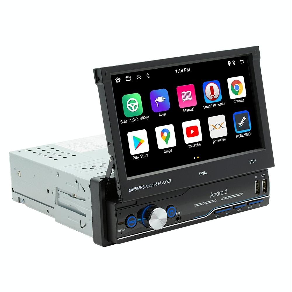 7 Inch Android Car Radio Receiver With Fm Bluetooth Gps Wifi - Swm 9702