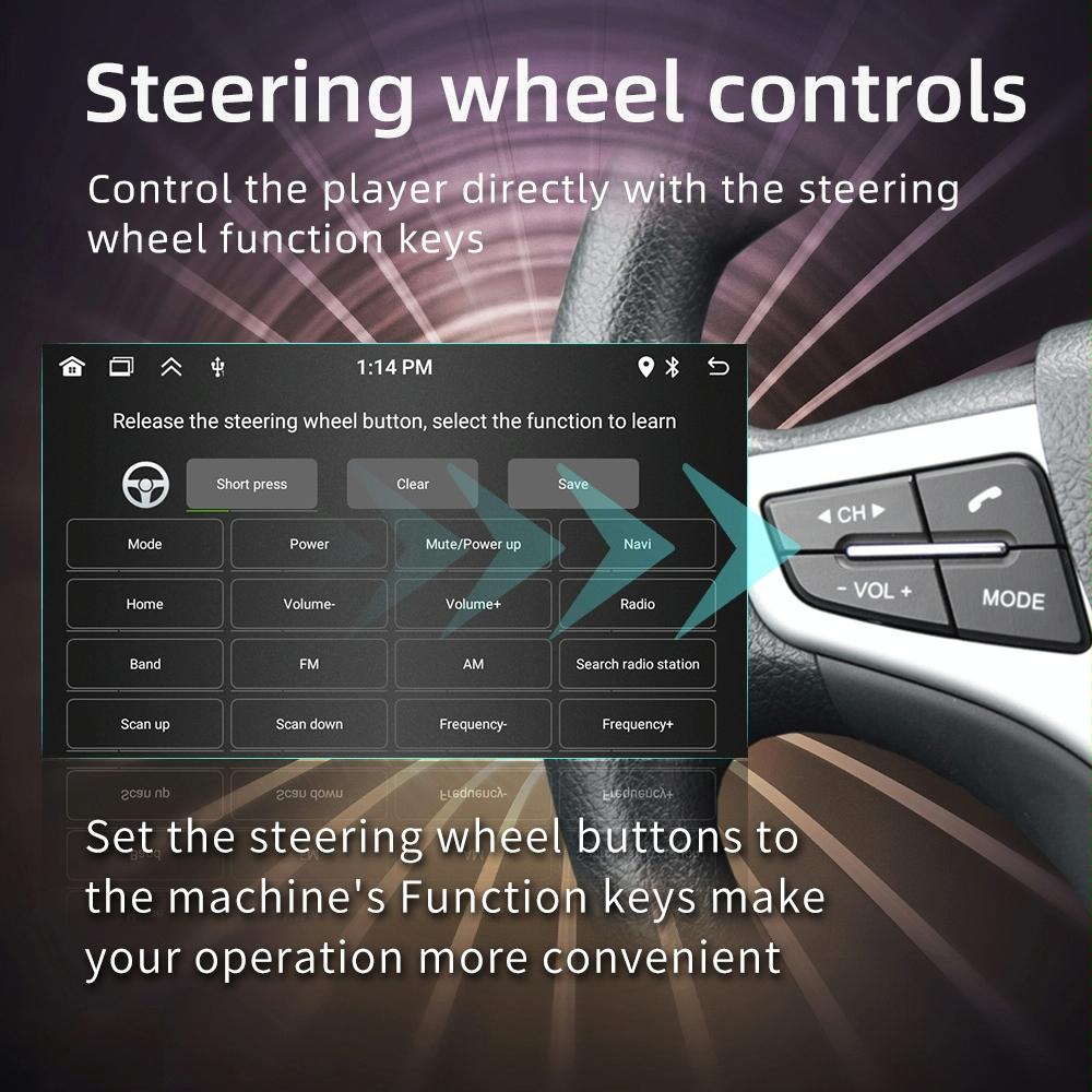 7 Inch Android Car Radio Receiver With Fm Bluetooth Gps Wifi - Swm 9702