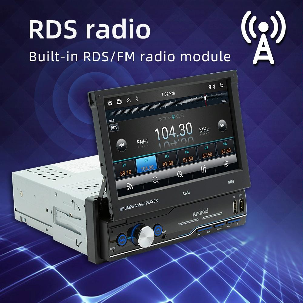 7 Inch Android Car Radio Receiver With Fm Bluetooth Gps Wifi - Swm 9702