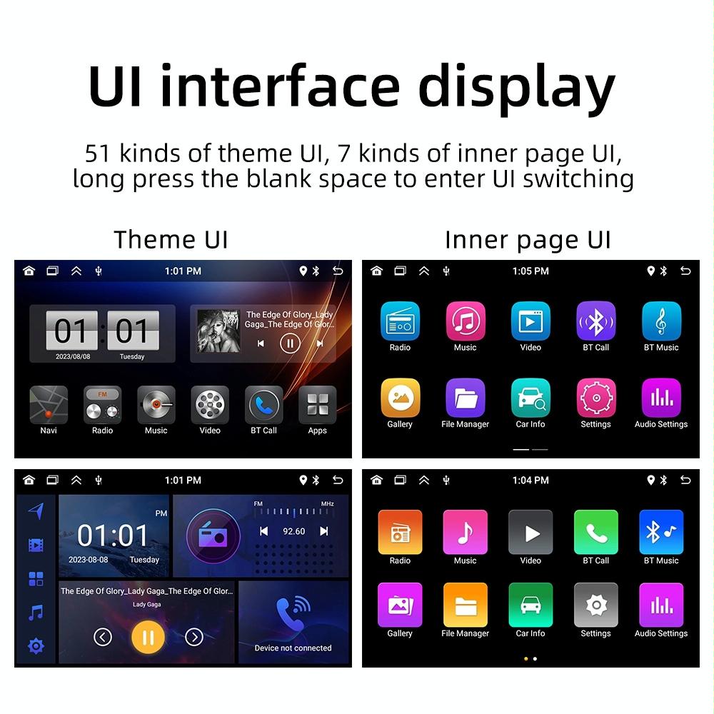 7 Inch Android Car Radio Receiver With Fm Bluetooth Gps Wifi - Swm 9702