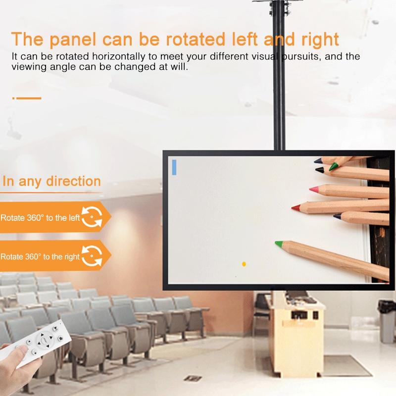 Adjustable Single Screen Tv Wall / Ceiling Mount - 32-70 Inch 0.5-3m Range