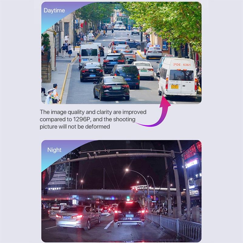 Ultra Hd Car Front & Inner Wifi Driving Recorder with Night Vision
