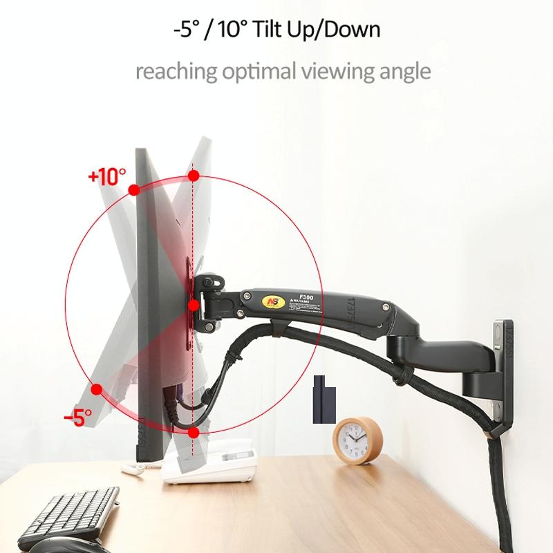 Adjustable Rotating Wall Mount Bracket for Displays