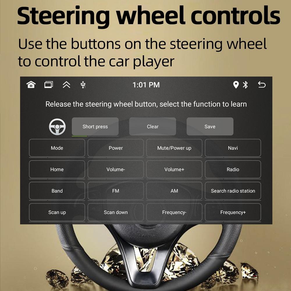 7 Inch Android Car Gps Navigation Bluetooth Stereo Radio Mirror Link Fm Wifi