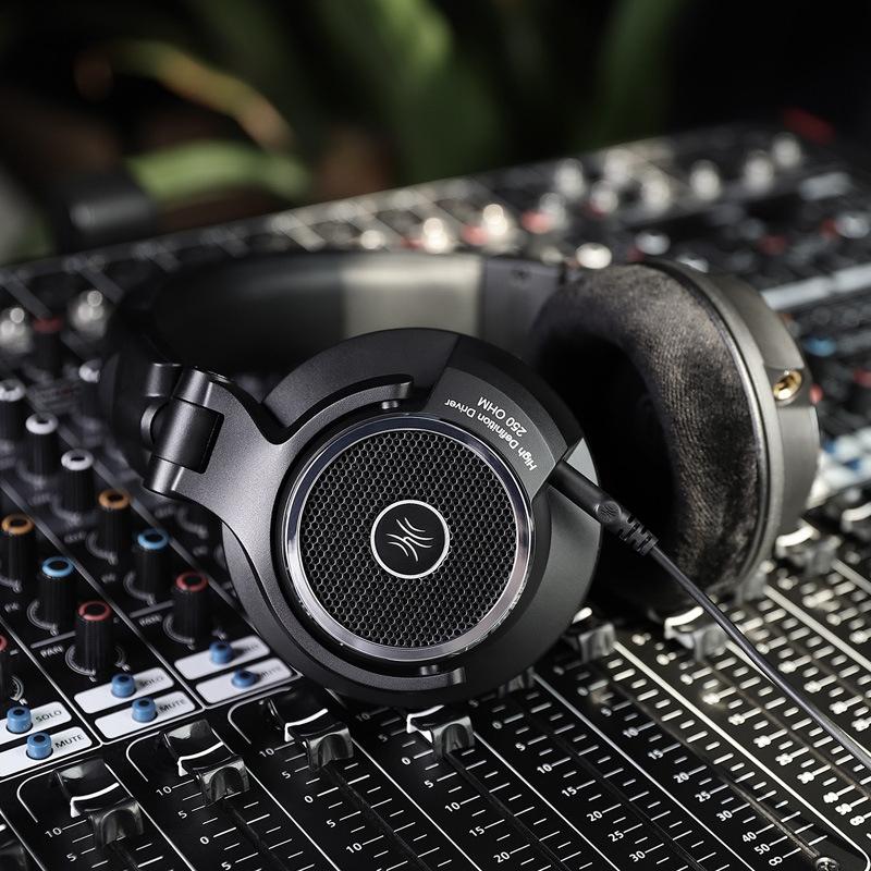 Open Three-Band Monitor Headset 3M Cable Black