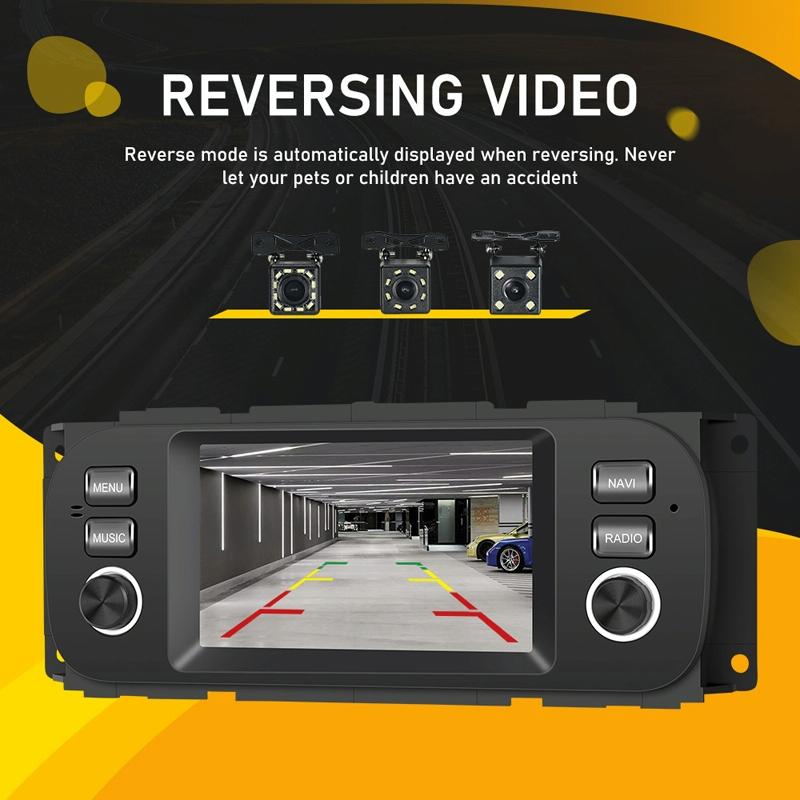 Carplay Android Navigation For Jeep Grand Cherokee 1999-2004 - Large Screen