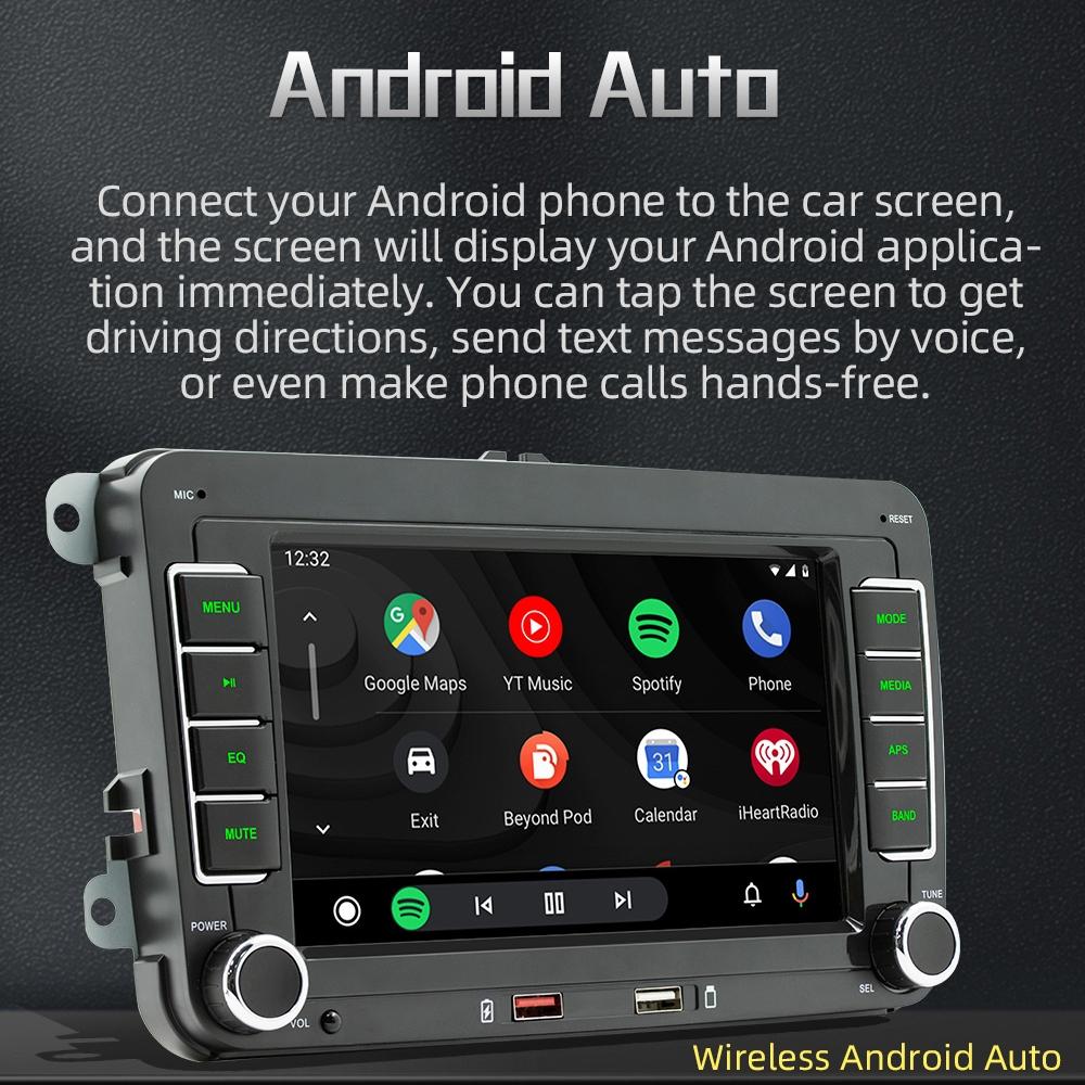 7 Inch Car Mp5 Player With Carplay / Android Auto - F9070 Black