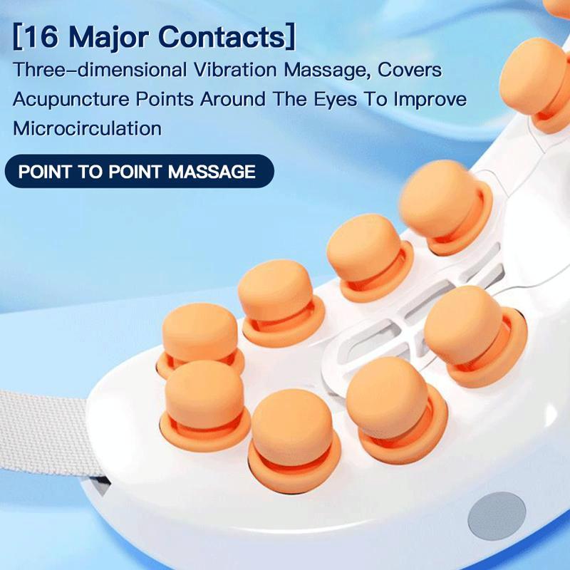 Smart Eye Massager With Vibration & Hot Compress White