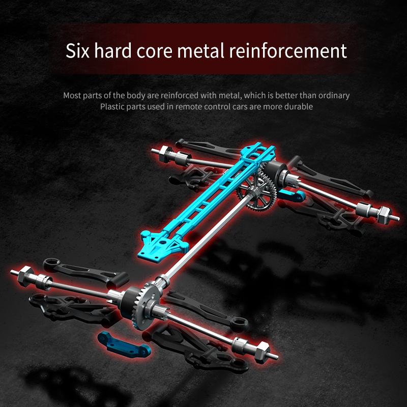 High Speed Brushless Off-road Rc Car - Full Scale - Red