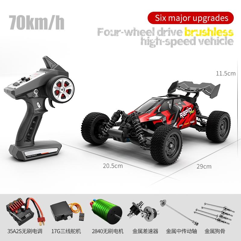 High Speed Brushless Off-road Rc Car - Full Scale - Red