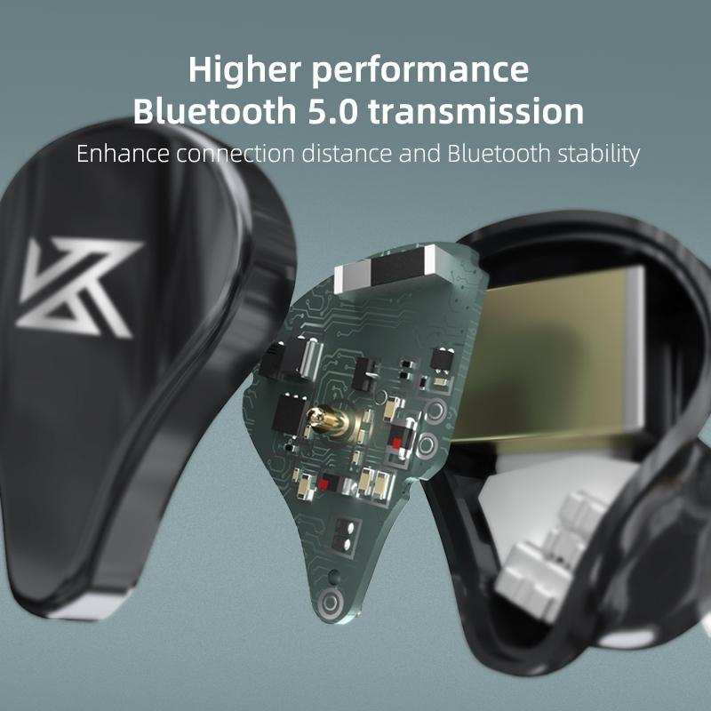 Kz Sa08 Wireless 5ba Bluetooth Tws Earphones - Black