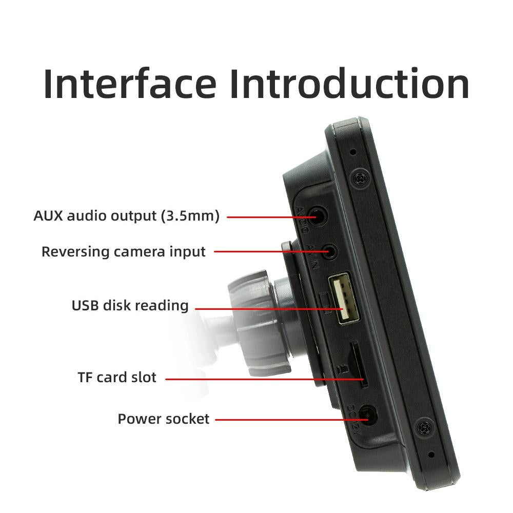 9.38 Inch Car Mp5 Player With Carplay / Android Auto - Portable Black