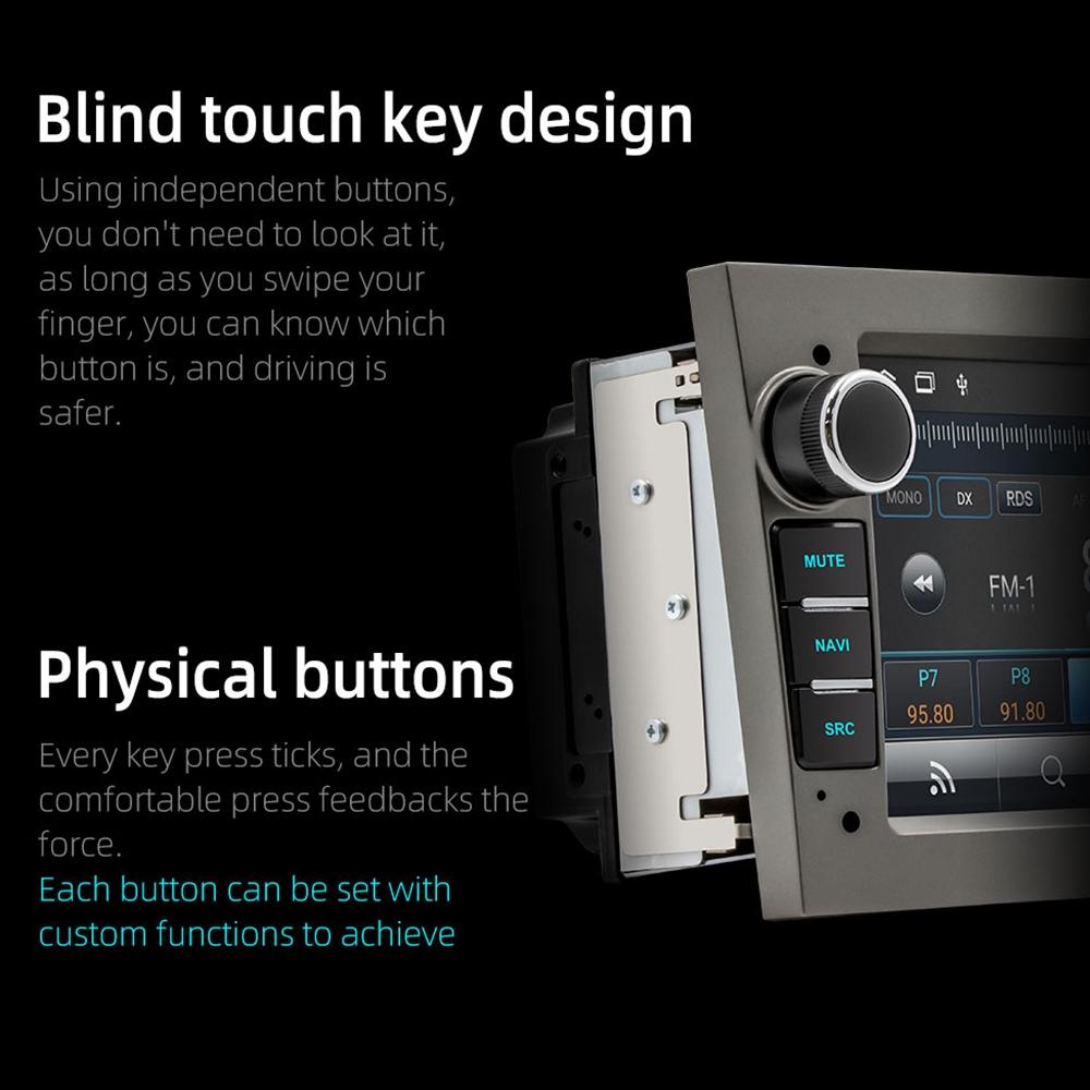 7 Inch Car Mp5 Player With Dab Function & Carplay / Android Auto For Opel - 1Gb + 16Gb - 1Gb + 16Gb Black